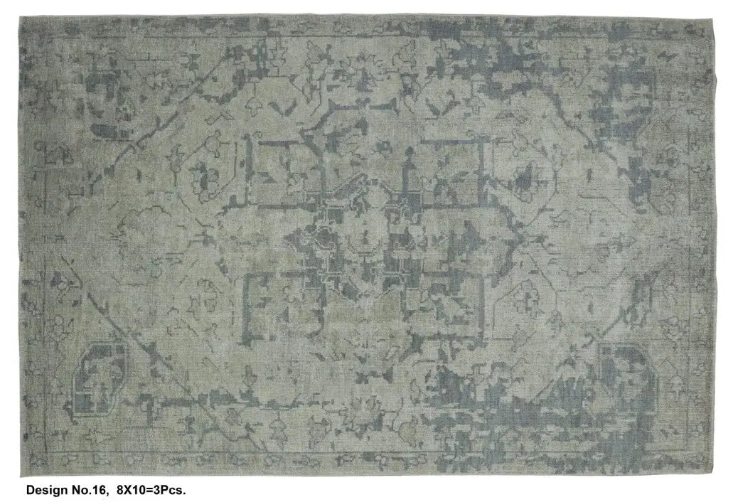 Hand knotted Indian Modern Rug 8'0" x 10'0" ABC Rugs Kilims